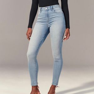 Abercrombie High Rise Super Skinny Curve Love
